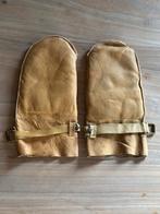 WWII W D British Navy Military leather gunner mittens glove, Ophalen of Verzenden, Marine, Engeland, Kleding of Schoenen