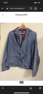 Vintage denim jas M/L, Maat 38/40 (M), Blauw, Ophalen of Verzenden, Vintage