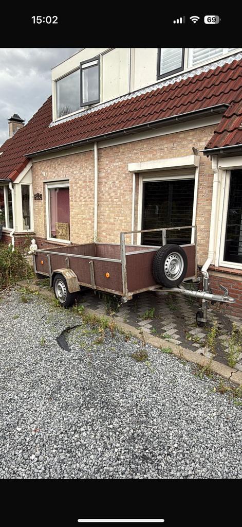 Gebruikte aanhanger - bieden!, Auto diversen, Aanhangers en Bagagewagens, Zo goed als nieuw, Ophalen