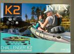 Opblaaskano Intex Challenger K2 351 x 38 x 76 cm, Ophalen, Opblaasbaar, Nieuw, 2-persoons