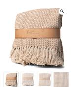 JENS Plaid Wafel Beige 180x130 - Nieuw!, Ophalen, Nieuw