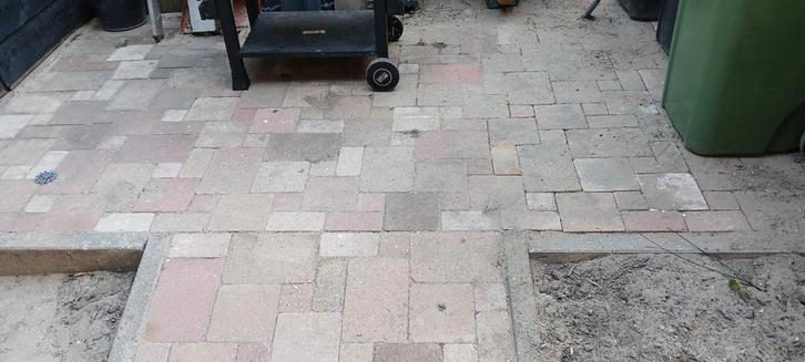 Sierbestrating, Tuin en Terras, Tegels en Klinkers, Gebruikt, Terrastegels, Beton, 10 m² of meer, Ophalen