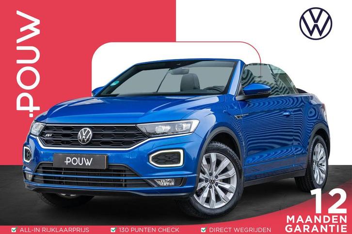Volkswagen T-Roc Cabrio 1.5 TSI 150pk DSG R-Line | Trekhaak, Auto's, Volkswagen, Bedrijf, Te koop, T-Roc, ABS, Adaptive Cruise Control
