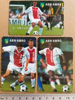 ABN AMRO kaartjes Ajax Sneijder, De Ridder en Trabelsi, Zo goed als nieuw, Ajax, Poster, Plaatje of Sticker, Verzenden
