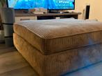 Poof, voetenbank, salon-stoftafel en/of extra zitplek, Ophalen, Vierkant, 100 tot 125 cm, Zo goed als nieuw