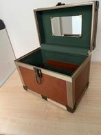 Handgemaakte design Ciak Roncato vintage leer beautycase, Sieraden, Tassen en Uiterlijk, Beautycases, Ophalen of Verzenden, Zo goed als nieuw