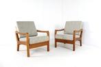 Juul Kristensen JK Denmark fauteuil vintage new upholstery, Huis en Inrichting, Fauteuils, Hout, -, -, Vintage