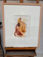 Twee ingelijste pasteltekeningen, Mart van den Berg, Ophalen of Verzenden