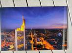 Frankfurt, geplastificeerd & ingelijste foto, 75 bij 50 cm, 50 tot 75 cm, Ophalen of Verzenden, Zo goed als nieuw, 75 tot 100 cm