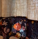 Linnen Gordijnen - 250x240cm, Huis en Inrichting, Ophalen of Verzenden, Zo goed als nieuw, Beige, 200 cm of meer