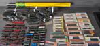 Verzameling n-spoor modeltreinen 18 loks,50 wagons, rails., Gebruikt, Gelijkstroom, Trix, Rails