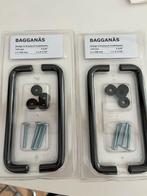 IKEA Bagganäs Handgrepen - Zwart - 2 sets van 2 st, Doe-het-zelf en Verbouw, Hang- en Sluitwerk, Ophalen of Verzenden, Nieuw