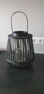 Windlicht zwart, Ophalen, Nieuw, Zwart, Hout