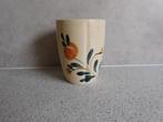 Mok no. 3 Bloemtak Oranje Petrus Regout, Antiek en Kunst, Antiek | Keramiek en Aardewerk, Ophalen of Verzenden