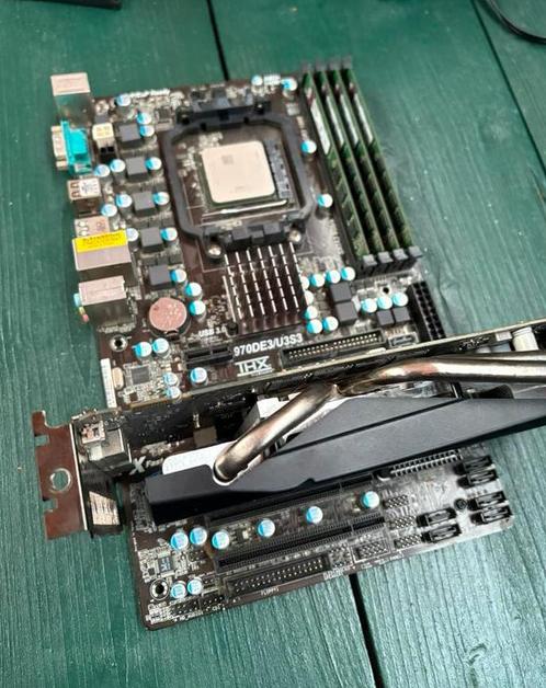 AMD FX 8-core setje (moederbord, cpu, en geheugen), Computers en Software, Moederborden, Gebruikt, AMD, DDR3, Ophalen of Verzenden