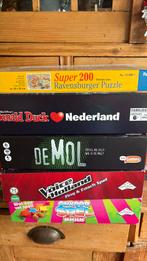 4 leuke spellen en een puzzel, Hobby en Vrije tijd, Ophalen of Verzenden, Zo goed als nieuw
