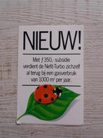 sticker van Nefit - Turbo, Ophalen of Verzenden, Zo goed als nieuw, Bedrijf of Vereniging