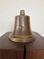 Antieke, bronzen scheepsbel, Verzamelen, Ophalen, Gebruikt, Motorboot of Zeilboot, Gebruiksvoorwerp