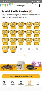 Jumbo bakzegels 4 volle kaarten en 17 zegels, Hobby en Vrije tijd, Spaarzegeltjes, Ophalen, Winkel, Super of Benzinepomp, Volle spaarkaart