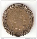 spain 1 peseta 1947 (54) km 775 vf+ cat val 16$, Verzenden, Overige landen, Losse munt