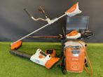 SET PROFESSIONELE STIHL ACCU MACHINES MET GARANTIE, Ophalen, Gebruikt