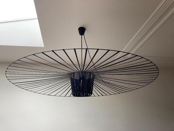 Vertigo lamp replica, parasol hanglamp, Huis en Inrichting, Lampen | Hanglampen, Gebruikt, Minder dan 50 cm, Kunststof, Stof, Ophalen