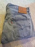 Grijze Levi's 501 Jeans, Kleding | Heren, Spijkerbroeken en Jeans, Ophalen of Verzenden, Gedragen, Grijs, Overige jeansmaten