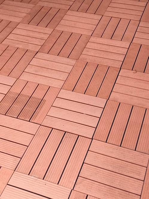 wpc terrastegels, Tuin en Terras, Terrasdelen en Vlonders, Gebruikt, Composiet, Ophalen
