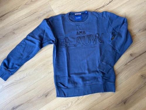 Blauwe sweater Scotch Soda BLAUW Mt L, Kleding | Heren, Truien en Vesten, Zo goed als nieuw, Maat 52/54 (L), Blauw, Verzenden