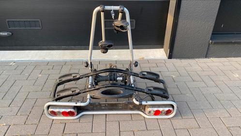 Thule EuroClick kantelbare fietsendrager, Auto diversen, Fietsendragers, Gebruikt, Trekhaakdrager, 2 fietsen, Brede banden, Ophalen