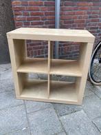 Expedit 4 Vaks licht Hout look, Gebruikt, Ophalen of Verzenden, Minder dan 150 cm, Minder dan 100 cm