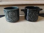 2 Ikea Tiki coffee mugs mokken tassen, Ophalen of Verzenden, Zo goed als nieuw, Overige stijlen, Kop(pen) en/of Schotel(s)