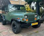 JEEP WRANGLER YJ 2.5i LEGER GROEN APK TOT 2027 IN TOPSTAAT‼️, Auto's, 65 €/maand, 15 km/l, 4 cilinders, 700 kg