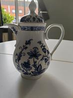 Koffiepot theepot porselein, echt kobalt scharffeur, Ophalen