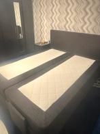 Elektrisch bed 160x200 met hoofdboord, Huis en Inrichting, Gebruikt, Zwart, Tweepersoons, Ophalen of Verzenden