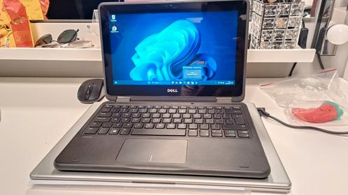 DELL Latitude 3189, Computers en Software, Windows Laptops, Gebruikt, 11 inch, HDD, Minder dan 2 Ghz, 4 GB, Qwerty, Met touchscreen
