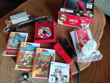 Wii Mini + Mario Kart Wii incl orginele doos beschikbaar voor biedingen