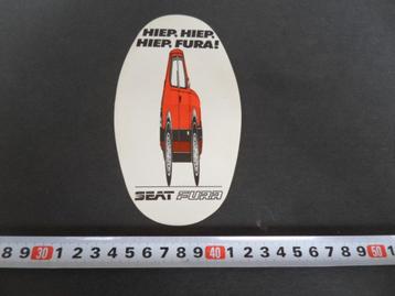 sticker Hiep, Hiep, Hiep, FURA !   SEAT FURA  beschikbaar voor biedingen