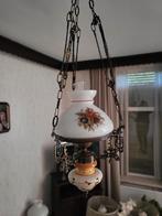 ANTIEK hang lamp glas, Ophalen of Verzenden