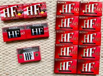 15 NOS Sony HF60 NIEUW cassettebandjes HF-60 HF 60 cassettes beschikbaar voor biedingen