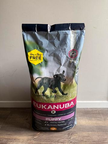Eukanuba puppy large breed 18kg (kip) beschikbaar voor biedingen