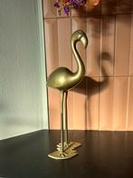 Vintage messing flamingo, Ophalen of Verzenden