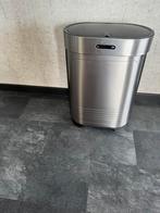 FlinQ peullenbak rvs met sensor., 50 tot 75 cm, 40 liter of meer, Ophalen of Verzenden, Zo goed als nieuw
