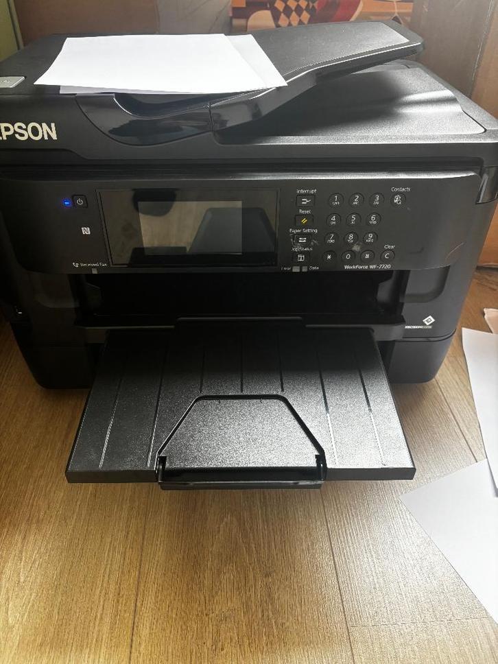 Epson Workforce WF-7720, Computers en Software, Printers, Zo goed als nieuw, Printer, Faxen, Kleur printen, Kopieren, Mailen, Scannen