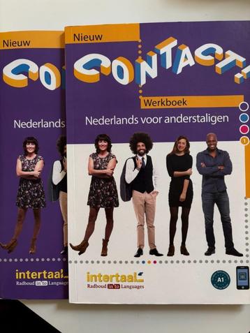 Contact! A1 – Tekstboek + Werkboek (als nieuw) beschikbaar voor biedingen