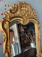 "HENDRICKX " Franse Wandspiegel Gips en Hout., Ophalen, Overige vormen, 50 tot 100 cm, Minder dan 100 cm