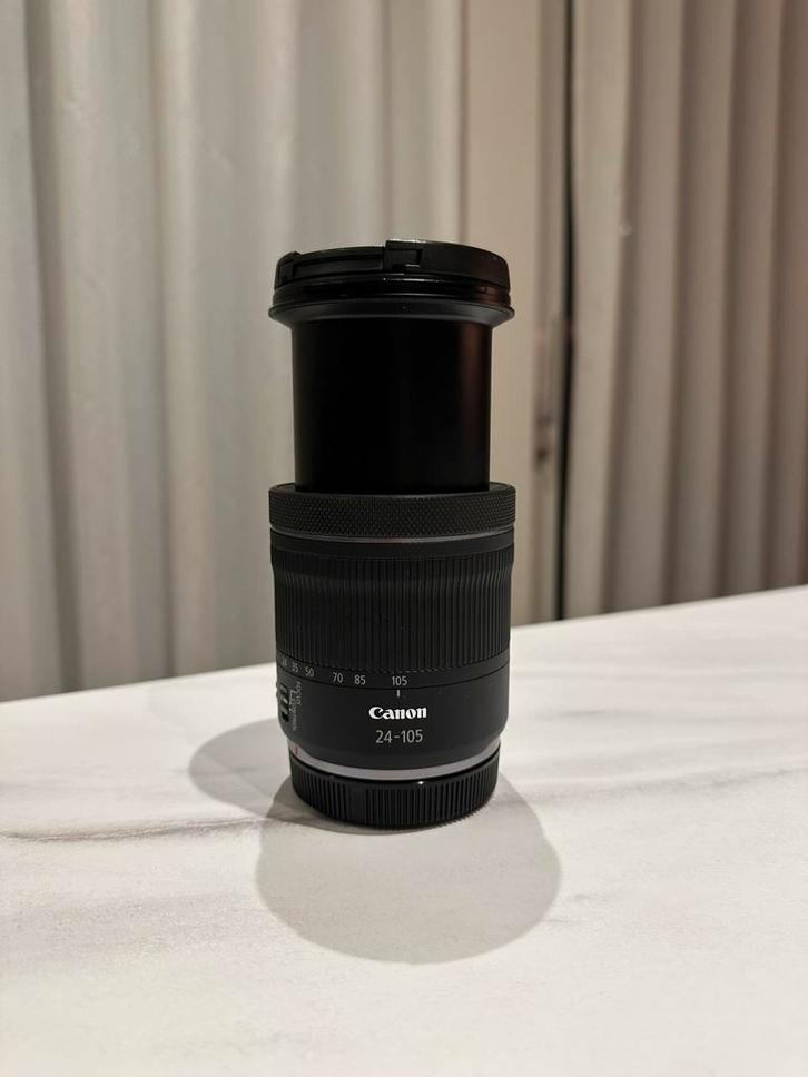 Canon RF 24-105mm F/4-7.1 IS STM, Audio, Tv en Foto, Fotografie | Lenzen en Objectieven, Zo goed als nieuw, Telelens, Ophalen