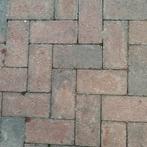 50m2 2e hands betonklinkers rood/zwart 6cm dik, Tuin en Terras, Ophalen, Gebruikt, Beton, Klinkers