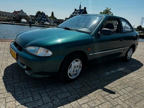 Hyundai Excel 1.3  AUT 98 Groen, nieuwe apk&distributieriem., Auto's, Hyundai, Particulier, Excel, Benzine, Hatchback, Automaat