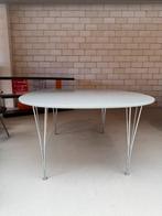 Fritz Hansen Superellipse spanpoot tafel (grijs), Huis en Inrichting, Tafels | Eettafels, Ophalen, Gebruikt, Vintage, 50 tot 100 cm